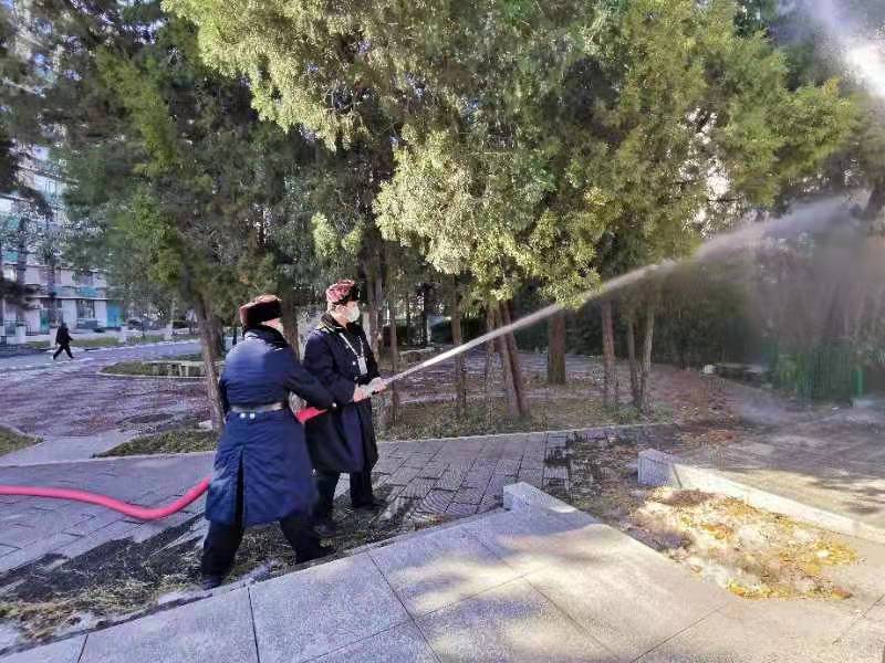 中国人民大学保安队完成校园 “119消防宣传日”活动安保任务