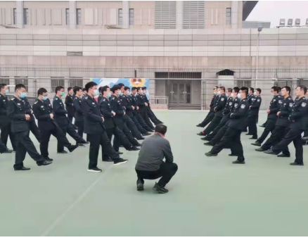 北大保安队在北京大学2022年春季运动会展现风采