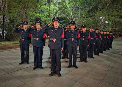 中国人民大学保安中队开展“树形象、强技能”春季岗位大练兵活动