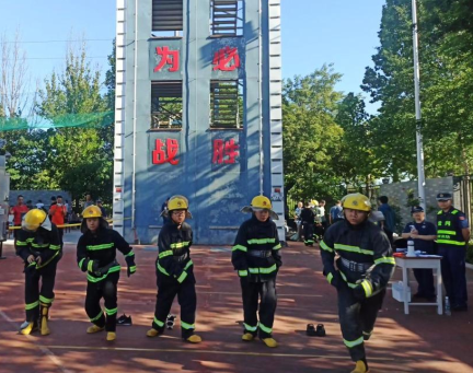 一项目部驻北京大学燕园街道保安中队参加海淀区2023年消防自防自救比武竞赛取得佳绩