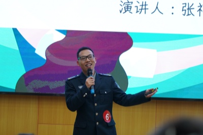 公司驻北京大学保安队保安员参加海淀区演讲比赛获奖